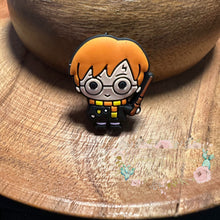 Load image into Gallery viewer, Red Headed Boy With Glasses Silicone Focal Bead Beads
