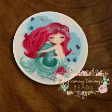 Load image into Gallery viewer, Red Headed Mermaid Flatback
