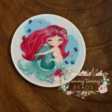 Red Headed Mermaid Flatback