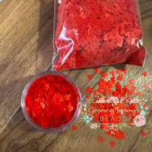 Load image into Gallery viewer, Red Metallic Mouse Head Shape Glitter - 6 Grams/20 Grams
