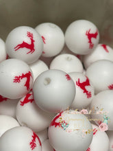 Load image into Gallery viewer, Reindeer 15Mm Round Silicone Bead Beads
