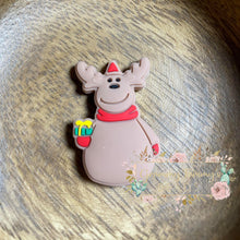 Load image into Gallery viewer, Reindeer Silicone Focal Bead Beads
