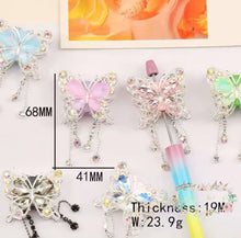 Load image into Gallery viewer, Rhinestone Butterfly with Chains Fancy Butterfly
