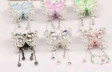 Load image into Gallery viewer, Rhinestone Butterfly with Chains Fancy Butterfly
