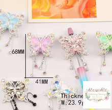 Load image into Gallery viewer, Rhinestone Butterfly with Chains Fancy Butterfly
