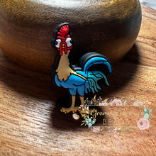 Load image into Gallery viewer, Rooster Silicone Focal Bead Beads
