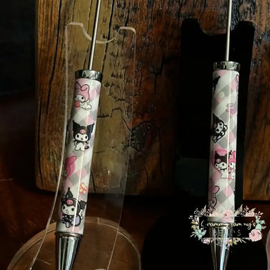 Black Cat Beadable Pen