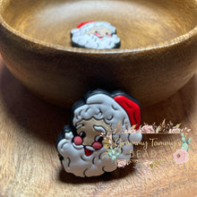 Load image into Gallery viewer, Santa Silicone Focal Bead Beads
