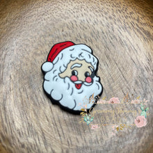 Load image into Gallery viewer, Santa Silicone Focal Bead Beads
