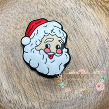 Load image into Gallery viewer, Santa Silicone Focal Bead Beads
