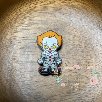 Scary Clown Silicone Focal Bead