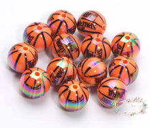 Load image into Gallery viewer, Shiny Basketball Beads - 5 Count Basketball Beads

