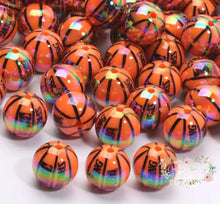 Load image into Gallery viewer, Shiny Basketball Beads - 5 Count Basketball Beads
