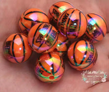 Load image into Gallery viewer, Shiny Basketball Beads - 5 Count Basketball Beads
