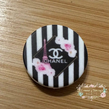 Load image into Gallery viewer, SILICONE FOCAL BEAD - Cici Paris Round Silicone Focal Bead
