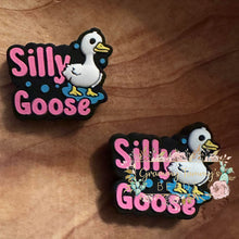 Load image into Gallery viewer, Silly Goose Silicone Focal Bead
