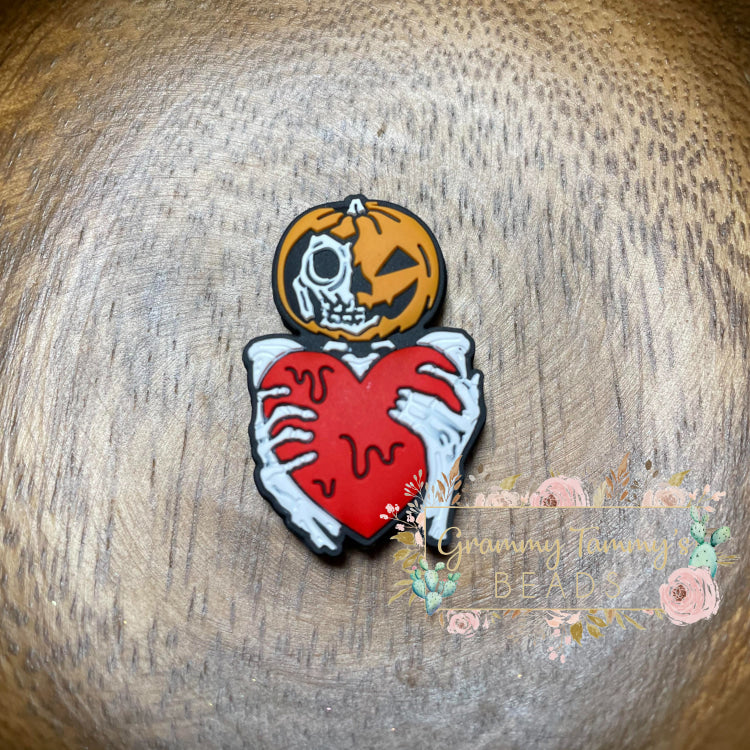 Pumpskull Silicone Focal Bead