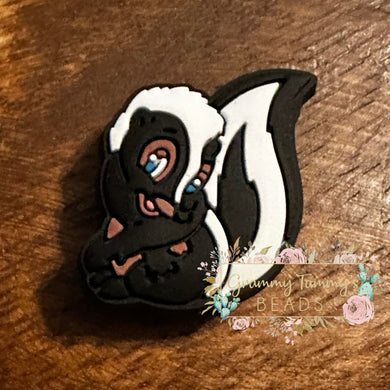 Skunk Silicone Focal Bead Beads