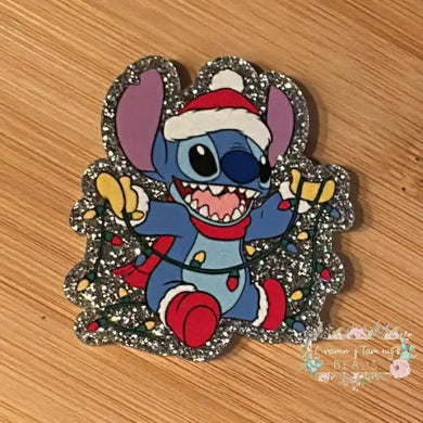 SMan Lights - Silver Glitter Flatback Glitter Flatback