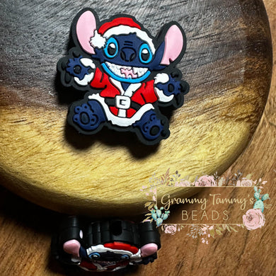 Sman Santa Claus Silicone Focal Bead Beads