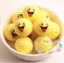 Load image into Gallery viewer, Smiley Face 12Mm Acrylic Beads Beads
