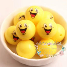 Load image into Gallery viewer, Smiley Face 12Mm Acrylic Beads Beads
