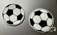 Load image into Gallery viewer, Soccer Ball Acrylic Flatback Flatback
