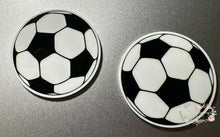 Load image into Gallery viewer, Soccer Ball Acrylic Flatback Flatback
