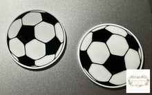 Load image into Gallery viewer, Soccer Ball Acrylic Flatback Flatback
