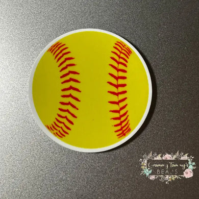 Softball Acrylic Flatback Flatback