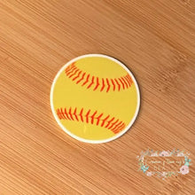 Load image into Gallery viewer, Softball Acrylic Flatback Flatback
