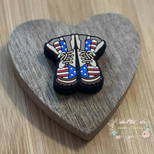 Load image into Gallery viewer, Soldier Boots Silicone Focal Bead Silicone Focal Bead
