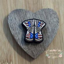 Load image into Gallery viewer, Soldier Boots Silicone Focal Bead Silicone Focal Bead
