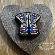 Load image into Gallery viewer, Soldier Boots Silicone Focal Bead Silicone Focal Bead
