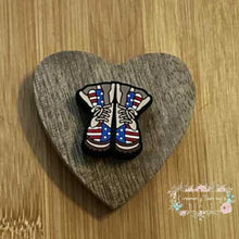 Load image into Gallery viewer, Soldier Boots Silicone Focal Bead Silicone Focal Bead
