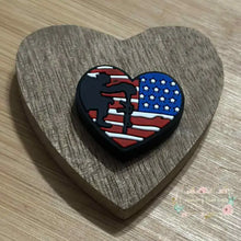 Load image into Gallery viewer, Soldier Flag Silicone Focal Bead Silicone Focal Bead
