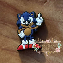 Load image into Gallery viewer, Sonic Full Body Silicone Focal Bead Beads
