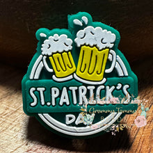 Load image into Gallery viewer, St Patricks Day Silicone Focal Bead Beads
