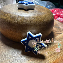 Load image into Gallery viewer, Star Of David Silicone Focal Bead Beads
