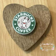 Load image into Gallery viewer, Starbucks Snoopy Silicone Focal Bead
