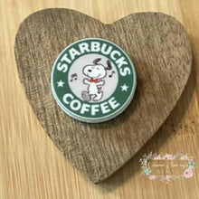 Load image into Gallery viewer, Starbucks Snoopy Silicone Focal Bead
