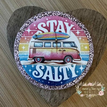 Load image into Gallery viewer, Stay Salty Glitter Flatback Glitter Flatback
