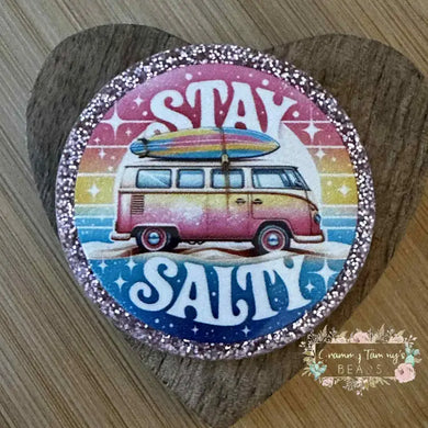 Stay Salty Glitter Flatback Glitter Flatback