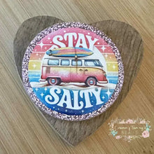 Load image into Gallery viewer, Stay Salty Glitter Flatback Glitter Flatback
