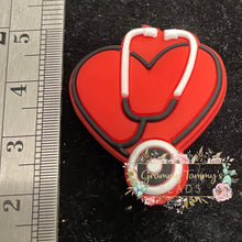 Load image into Gallery viewer, Focal - Stethoscope Heart Focal
