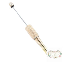 Load image into Gallery viewer, Sugar Diamond Beadable Pen - Assorted Colors Available Gold - 36 Sugar Beadable Pen
