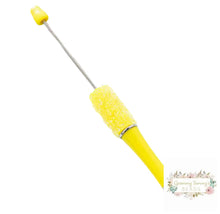 Load image into Gallery viewer, Sugar Diamond Beadable Pen - Assorted Colors Available Yellow - 13 Sugar Beadable Pen
