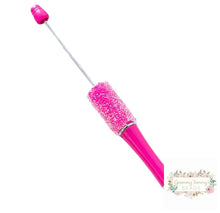 Load image into Gallery viewer, Sugar Diamond Beadable Pen - Assorted Colors Available Fushia - 18 Sugar Beadable Pen
