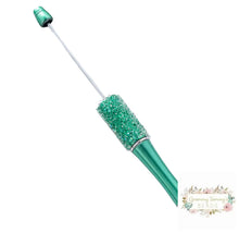 Load image into Gallery viewer, Sugar Diamond Beadable Pen - Assorted Colors Available Hunter Green - 07 Sugar Beadable Pen
