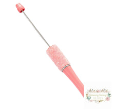Load image into Gallery viewer, Sugar Diamond Beadable Pen - Assorted Colors Available Pink - 25 Sugar Beadable Pen
